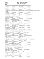 KIỂM TRA 1 TIẾT – TEST 1 MÔN : TIẾNG ANH 12 ĐỀ A pdf