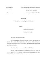 Mẫu tờ trình đề nghị khen thưởng Bằng khen UBND huyện docx