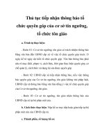 Thủ tục tiếp nhận thông báo tổ chức quyên góp của cơ sở tín ngưỡng, tổ chức tôn giáo ppsx