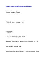 Tìm hiểu đoạn trích Tình yêu và Thù Hận ppt