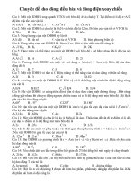 Chuyên đề dao động điều hòa và dòng điện xoay chiều pdf