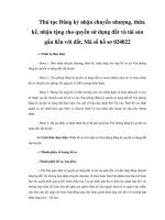 Thủ tục Đăng ký nhận chuyển nhượng, thừa kế, nhận tặng cho quyền sử dụng đất và tài sản gắn liền với đất, Mã số hồ sơ 024022 potx