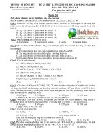 đề thi hóa trường trung học phổ thông duy tân năm 2009 ppsx