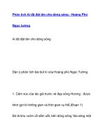 Phân tích Ai đã đặt tên cho dòng sông - Hoàng PhủNgọc tường pps