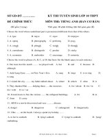 Đề tham khảo Anh văn 12_5 potx