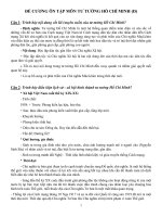 ĐỀ CƯƠNG ÔN TẬP MAC-LENIN doc