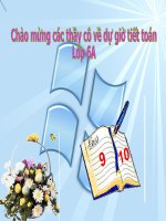 bài giảng toán 6 phép trừ phân số hót