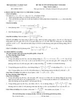 ĐÁP ÁN ĐỀ THI TUYỂN SINH ĐẠI HỌC_MÔN TOÁN_KHỐI A_NĂM 2010 pptx