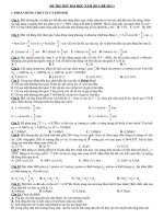 ĐỀ THI THỬ ĐẠI HỌC NĂM 2011 (ĐỀ SỐ 1) ppsx