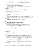 Đề thi thử đại học lần 2 Môn: TOÁN - Khối A - Trường THPT công nghiệp pptx