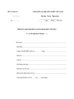 MẪU BIÊN BẢN HỌP HỘI ĐỒNG THẨM ĐỊNH KHEN THƯỞNG Về việc xét đề nghị khen thưởng pps