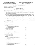 Đề thi tốt nghiệp chuyên ngành kế toán - Đề số 3 potx