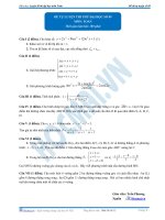 Đề kiểm tra định kỳ luyện thi đại học môn toán - Đề số 9 ppsx
