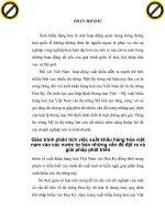 Giáo trình phân tích việc xuất khẩu hàng hóa việt nam vào các nước tư bản những vấn đề đặt ra và giải pháp phát triển p1 docx