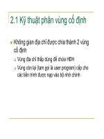 Bài giảng hệ điều hành : QUẢN LÝ BỘ NHỚ part 3 ppt