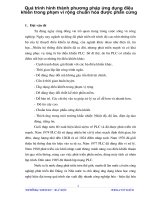 Quá trình hình thành phương pháp ứng dụng điều khiển trong phạm vi rộng chuẩn hóa được phần cứng p1 potx