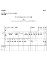 MẪU TỔNG HỢP KẾT QUẢ ĐÁNH GIÁ DOANH NGHIỆP ppsx