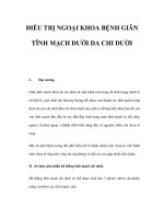 ĐIỀU TRỊ NGOẠI KHOA BỆNH GIÃN TĨNH MẠCH DƯỚI DA CHI DƯỚI doc