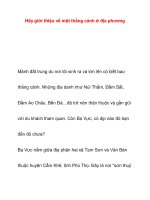 Hãy giới thiệu về một thắng cảnh ở địa pptx