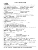 LUYỆN TẬP CHƯƠNG HALOGEN 1 pdf