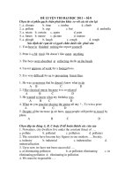 ĐỀ LUYỆN THI ĐẠI HỌC 2011 – Số 8 potx