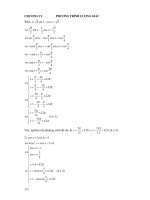 Lời giải và hướng dẫn bài tập đại số sơ cấp - Chương 6 potx