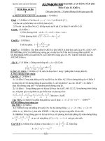 Đề thi thử toán - THPT chuyên Vĩnh Phúc ppt