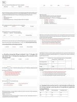 Đề thi Lý thuyết thống kê - Đề 1 docx