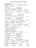 TEST FOR ENGLISH 12 BASIC ppsx