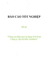 Đề tài: “Nâng cao hiệu quả sử dụng TSLĐ tại Công ty vận tải biển Vinalines” potx