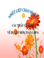 bài giảng toán 6 phép chia lũy thừa cùng một số