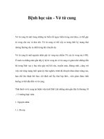 Bệnh học sản - Vở tử cung docx