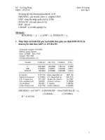 kiểm dịnh mô hình hồi quy giá trị mua nhà theo dữ liệu Ramanathan docx