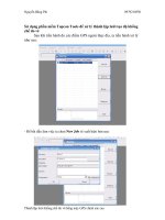 Sử dụng phần mềm Topcon Tools để xử lý thành lập lưới tọa độ khống chế đo vẽ ppt