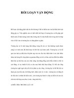 RỐI LOẠN VẬN ĐỘNG doc