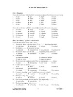 ĐỀ THI THỬ ĐH-CĐ: TEST 15 pdf