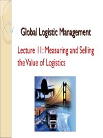 BÀI GIẢNG 11 ĐO VÀ BÁN GIÁ TRỊ QUẢN LÝ pot