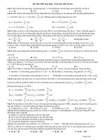 ĐỀ THI THỬ ĐẠI HỌC NĂM 2011 (ĐỀ SỐ 10) docx
