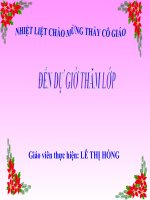 Đạo đức lớp 1: Chăm làm việc nhà docx