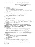 ĐỀ THI THỬ ĐẠI HỌC NĂM 2010 Môn Thi : TOÁN ; Khối :A Lần thứ hai ppsx