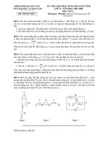 KỲ THI CHỌN HỌC SINH GIỎI CẤP TỈNH LỚP 12 NĂM HỌC 2007 – 2008 MÔN: VẬT LÝ Tỉnh QUẢNG NAM ppsx