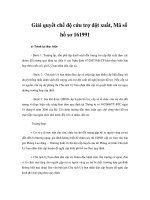 Giải quyết chế độ cứu trợ đột xuất, Mã số hồ sơ 161991 pptx