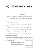 MỘT SỐ ĐỀ TOÁN LỚP 5_3 docx
