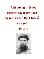 Ảnh hưởng triết học phương Tây trong quan niệm của Phan Bội Châu về con người ppsx