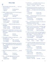 Trắc nghiệm luyện thi đại học chuyên đề ngữ pháp tiếng anh - test 17-24 pdf