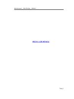 Bài thu hoạch Hạt thuốc