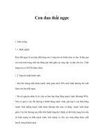 Cơn đau thắt ngực pptx