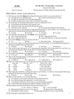 Đề 008 - ĐỀ THI THỬ VÀO ĐẠI HỌC, CAO ĐẲNG MÔN THI: HÓA ppt