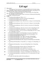 TRƯỜNG THPT TIỂU CẦN - CHUYÊN ĐỀ KHÔNG GIAN TOẠ ĐỘ pps