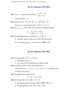 Tuyển tập đề thi HSG Tỉnh Nghệ An - Môn Toán lớp 10(Từ 1992-1992 tới 2003-2004) pps